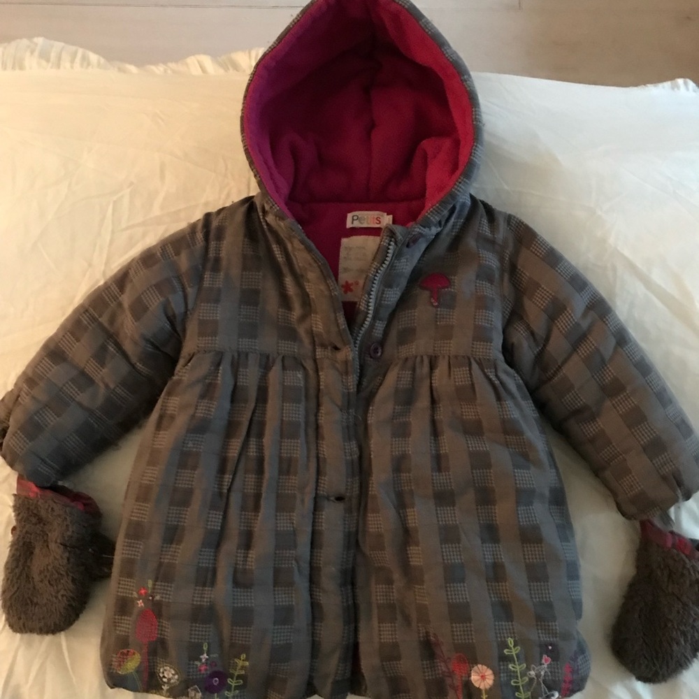 French baby girl coat.